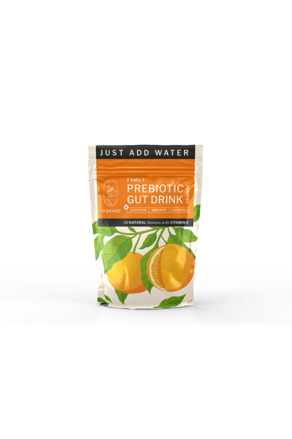 Family Prebiotic Gut Drink Powder Orange